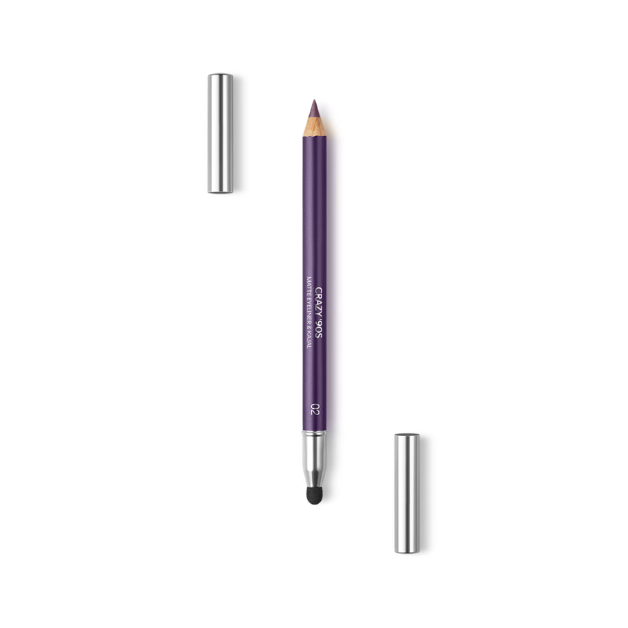 Crazy '90s Matte Eyeliner & Kajal - 90000539_KC000000787002B_02 Into the 90's_KC000000787002B_02_03