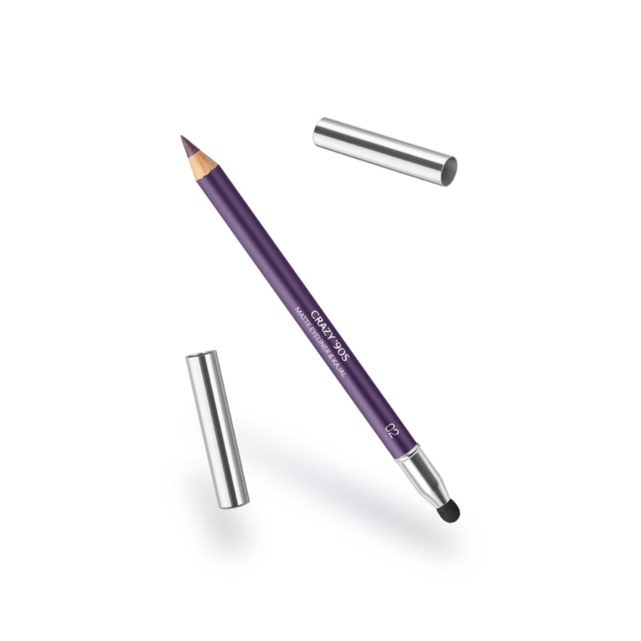 Crazy '90s Matte Eyeliner & Kajal - 90000539_KC000000787002B_02 Into the 90's_KC000000787002B_02_01